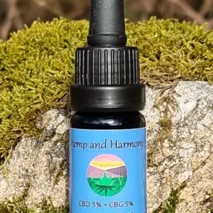 Macérat huileux de CBD 5% + CBG 5% Full Spectrum BIO Flacon 10ml